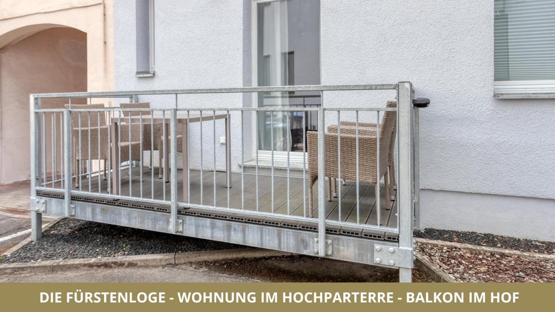 Apartment Neu Fuerstenloge 1-6 Pers Hinter Dem Markgraeflichen Opernhaus - 2 Schlafzimmer Mit Boxspringbetten 4 Einzel Oder 2 Doppelbetten, Balkon Und Einbaukueche, Barrierearm Bayreuth