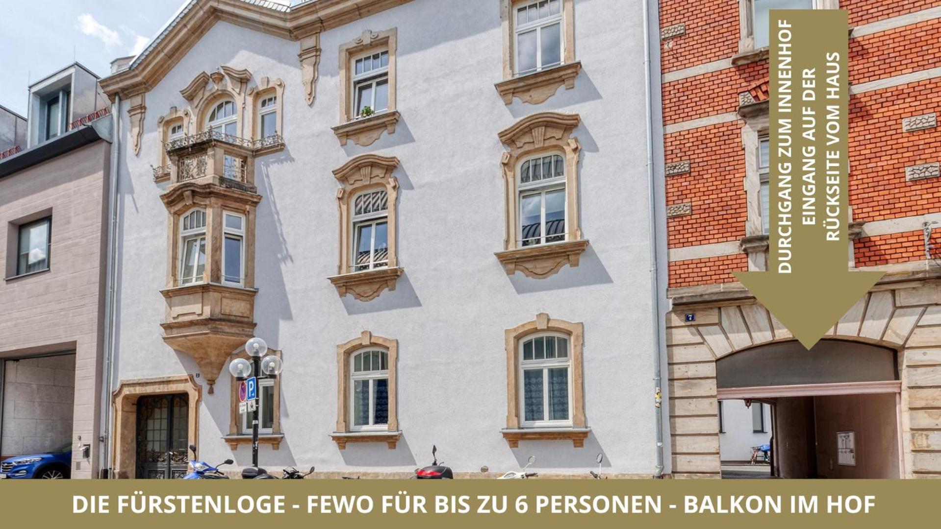Apartment Neu Fuerstenloge 1-6 Pers Hinter Dem Markgraeflichen Opernhaus - 2 Schlafzimmer Mit Boxspringbetten 4 Einzel Oder 2 Doppelbetten, Balkon Und Einbaukueche, Barrierearm