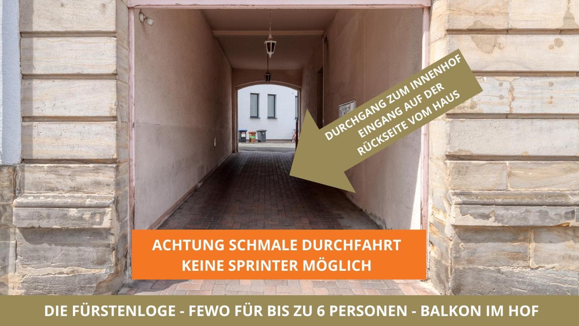 Neu Fuerstenloge 1-6 Pers Hinter Dem Markgraeflichen Opernhaus - 2 Schlafzimmer Mit Boxspringbetten 4 Einzel Oder 2 Doppelbetten, Balkon Und Einbaukueche, Barrierearm Apartment